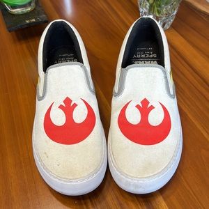 Sperry STAR WARS REBEL ALLIANCE Slip On Boat Shoe US Mens Size 12
